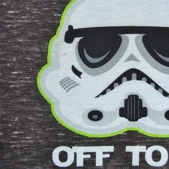 Star Wars Kids Pajama Top XS Stormtrooper Graphic Short Sleeve Polyester - Picture 6 of 6